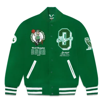 OVO x NBA Celtics Varsity Jacket