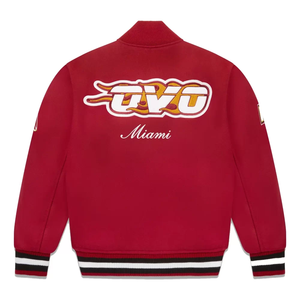 OVO x NBA Heat Varsity Jacket