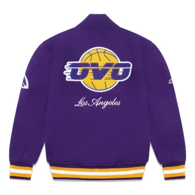 OVO x NBA Lakers Varsity Jacket