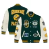 OVO x NFL Green Bay Packers Green Full-Snap Varsity Jacket