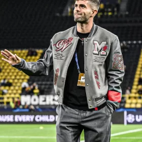 Off White Ac Milan Grey Varsity Jacket