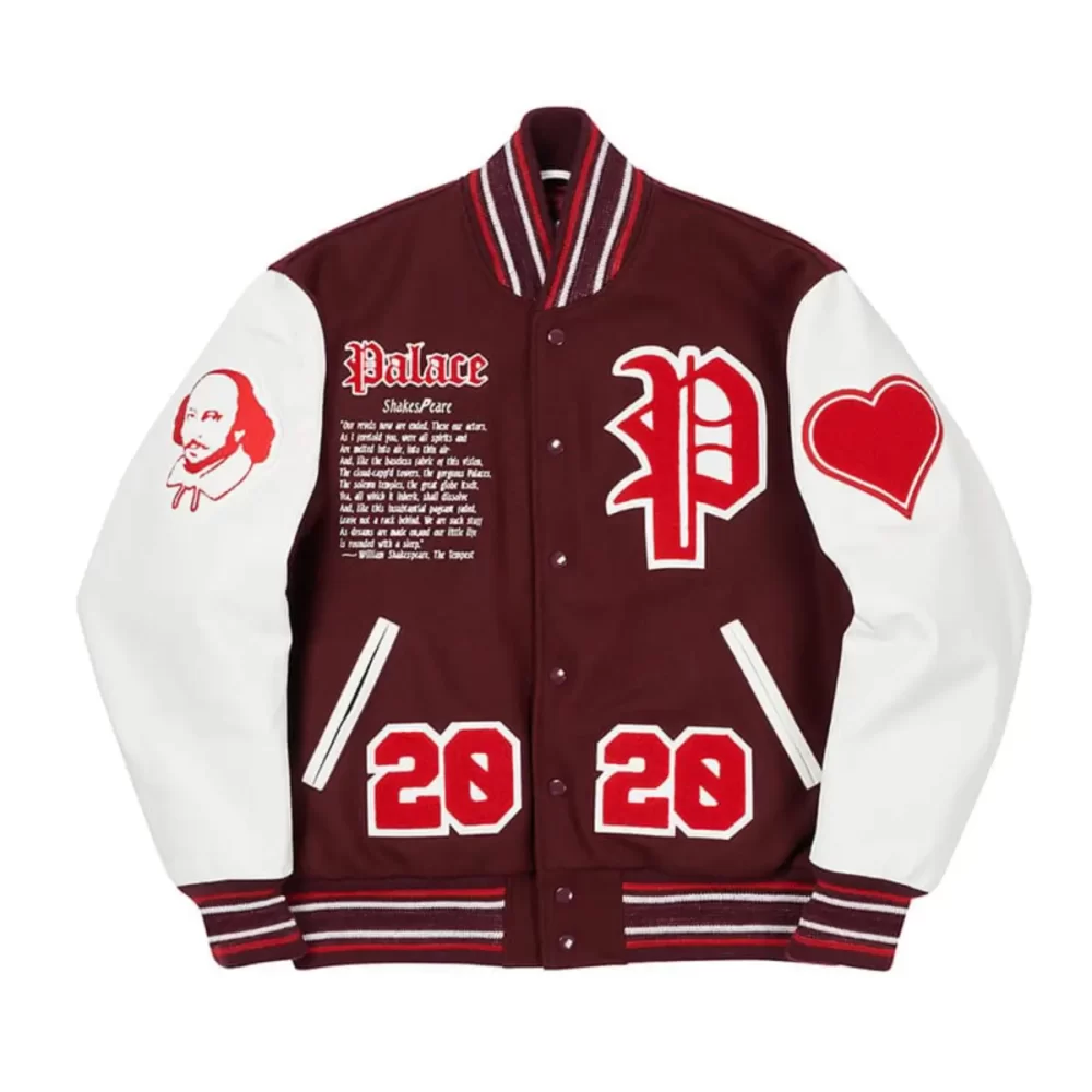 Palace As You Like It Brown & White Varsity Jacket