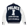 Palace Greek Navy & White Varsity Jacket