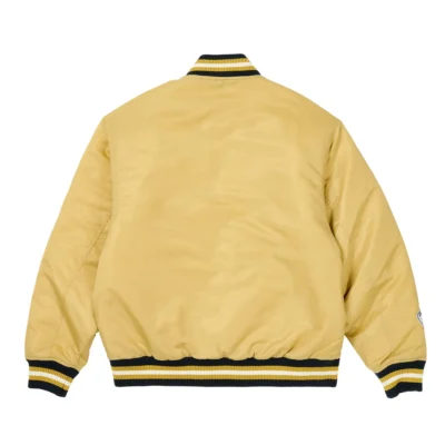 Palace The Arena Satin Gold Varsity Jacket