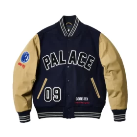 Palace X Gore-tex Going Further Black & Gold Varsity