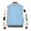 Pelle Pelle Blue & White Varsity Jacket