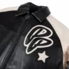 Pelle Pelle Classic Soda Club Plush Black & Cream Leather Jacket
