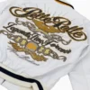 Pelle Pelle Legends Live Forever White Leather Jacket