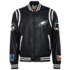 Philadelphia Eagles X Jeff Hamilton Black Full-Snap Jacket