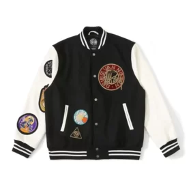 Stussy x Dries Van Noten Black Varsity Jacket