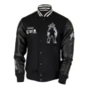 Stussy x Kostas Seremetis Vintage Black Wool & Leather Varsity Jacket