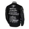 Stussy x Kostas Seremetis Vintage Black Wool & Leather Varsity Jacket