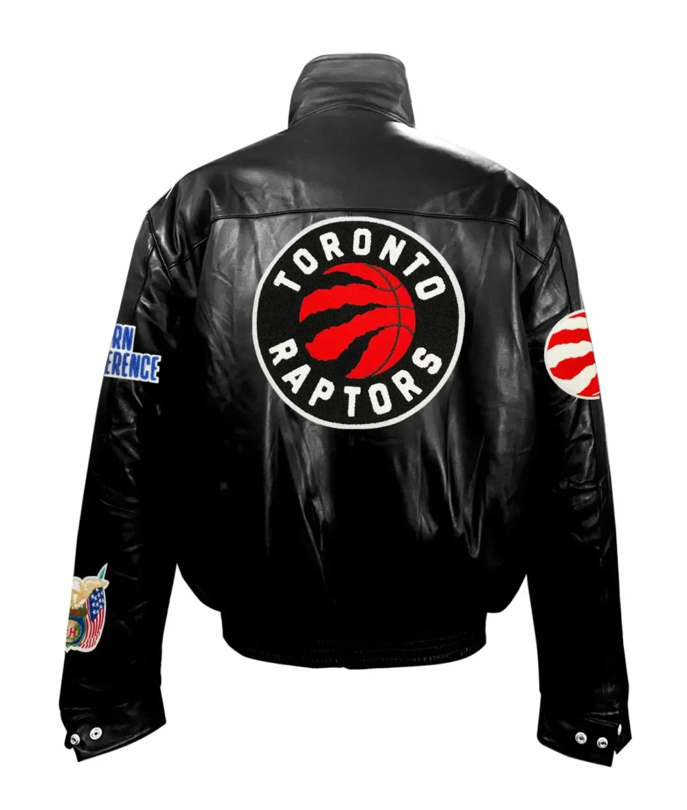 Toronto Raptors Jeff Hamilton Full Black Leather Jacket