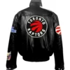 Toronto Raptors Jeff Hamilton Full Black Leather Jacket