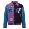 World Champs Homme Femme Letterman Multi Colored Varsity Jacket