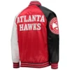 Atlanta Hawks Satin Varsity Jacket Tri Color