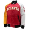 Atlanta Hawks Team Players Satin Varsity Jacket