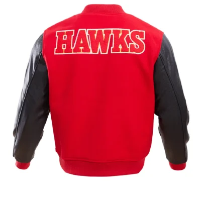 Atlanta Hawks Wool & Leather Varsity Jacket