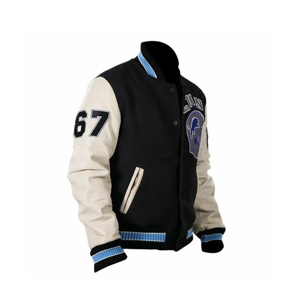 Axel Foley Detroit Lions Varsity Jacket