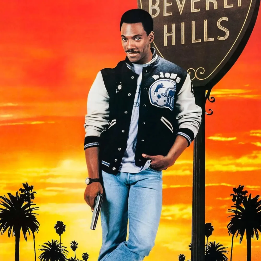 Axel Foley Detroit Lions Varsity Jacket