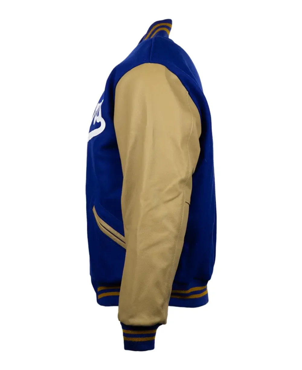 Brooklyn Dodgers Authentic Wool & Leather Varsity Jacket