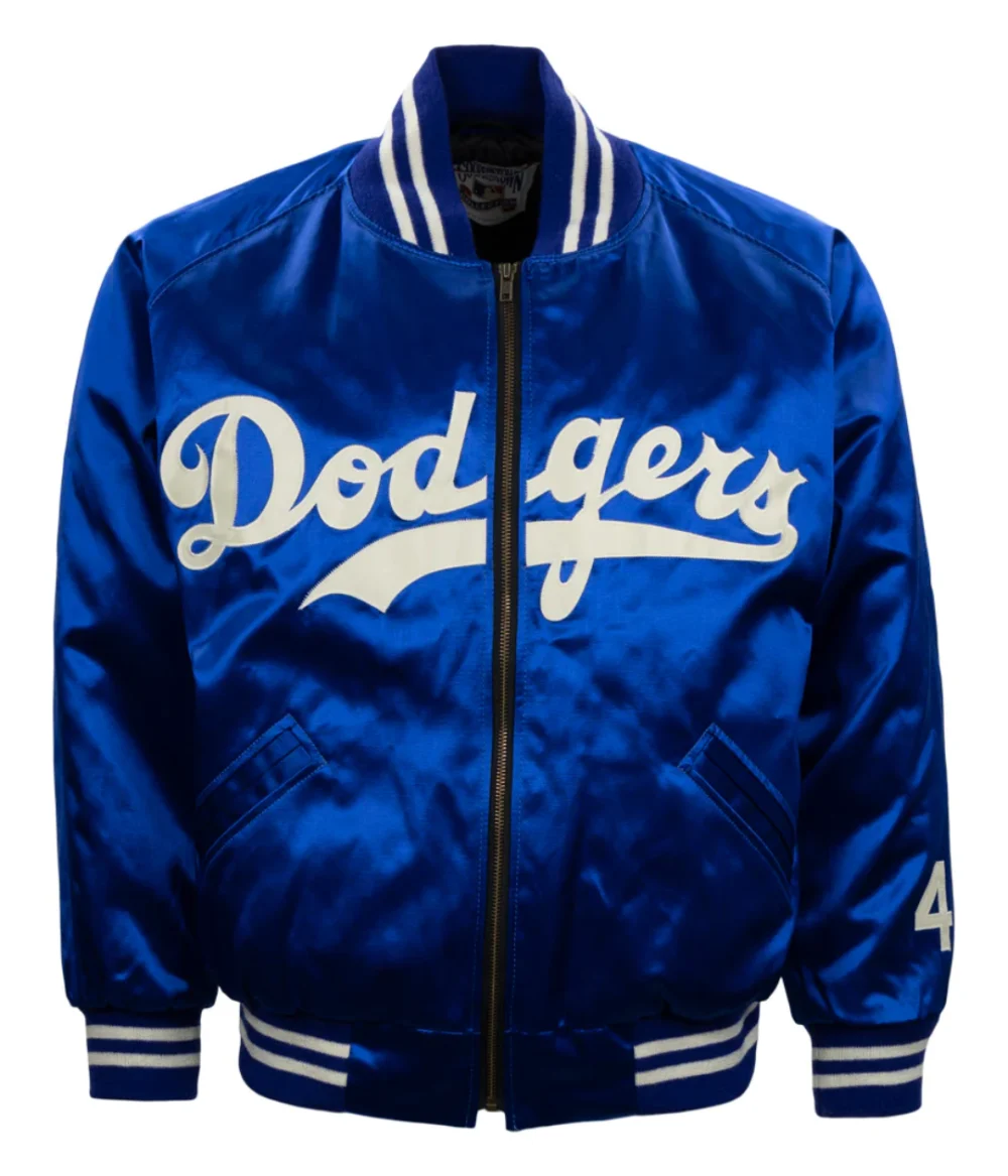 Brooklyn Dodgers Authentic Satin Varsity Jacket