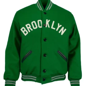 Brooklyn Dodgers 1937 Authentic Green Wool Varsity Jacket