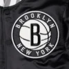 Brooklyn Nets Pro Standard Black Capsule Satin Varsity Jacket