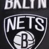 Brooklyn Nets Retro Classic Rib Wool & Leather Varsity Jacket