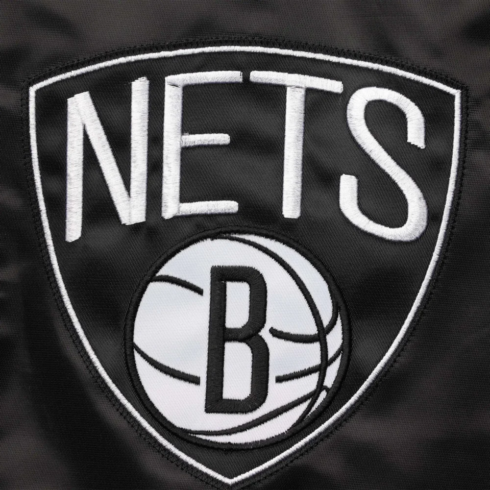 Brooklyn Nets Starter The Diamond Classic Satin Varsity Jacket