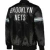 Brooklyn Nets Starter Pick & Roll Satin Varsity Jacket