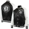 Brooklyn Nets Starter Point Guard Satin Varsity Jacket