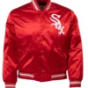 Chicago White Sox Authentic Satin Red Varsity Jacket