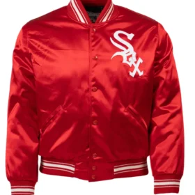 Chicago White Sox 1971 Authentic Satin Red Varsity Jacket