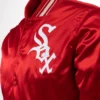 Chicago White Sox Authentic Satin Red Varsity Jacket