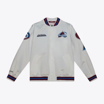 City Collection Lightweight Satin Jacket Colorado Avalanche