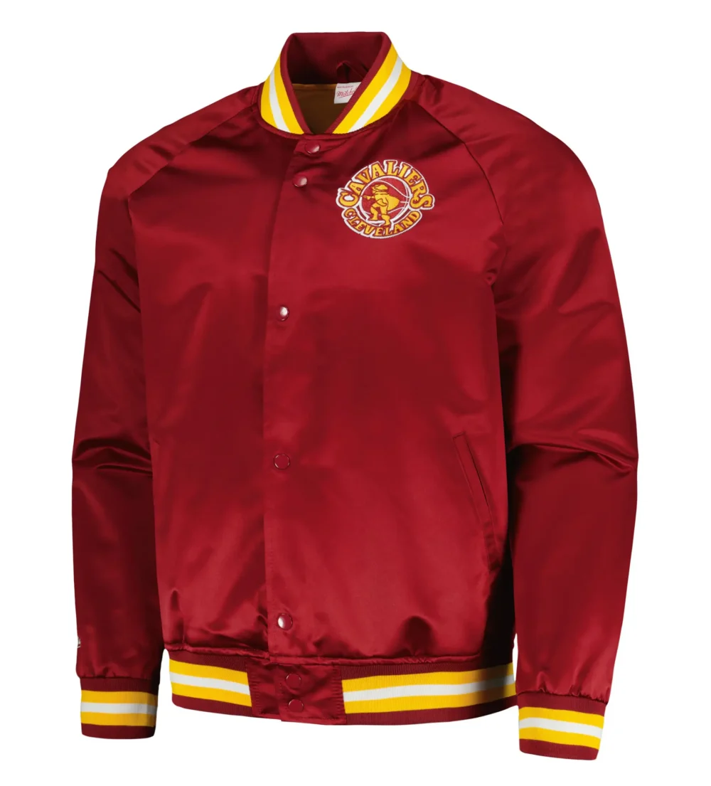 Cleveland Cavaliers Hardwood Classics Throwback Varsity Jacket