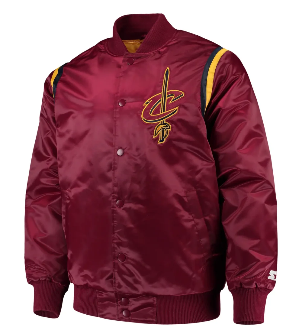 Cleveland Cavaliers Starter Maroon Varsity Jacket