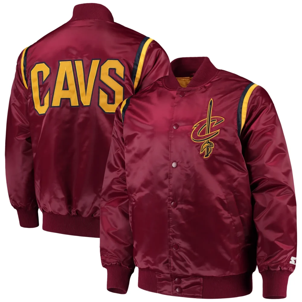 Cleveland Cavaliers Starter Maroon Varsity Jacket