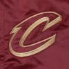 Cleveland Cavaliers Starter Wine Force Play Maroon Satin Varsity Jacket