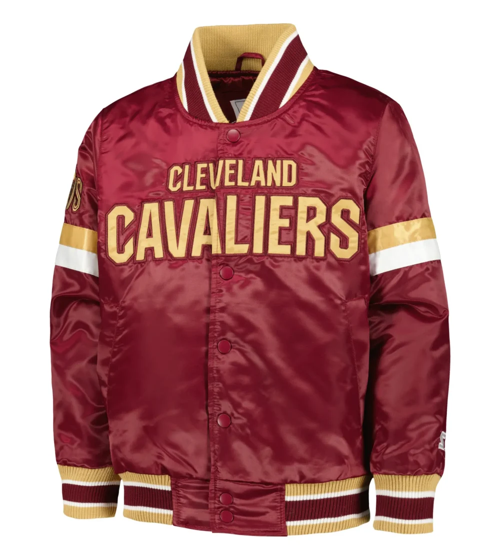 Cleveland Cavaliers Starter Youth Home Game Satin Varsity Jacket