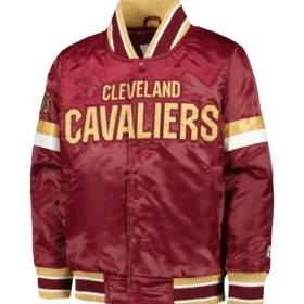 Cleveland Cavaliers Starter Youth Home Game Satin Varsity Jacket