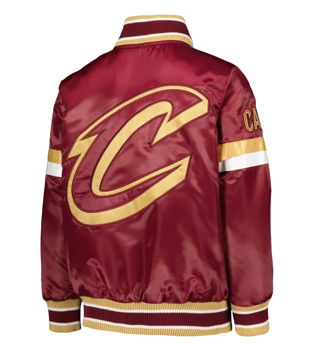 Cleveland Cavaliers Starter Youth Home Game Satin Varsity Jacket