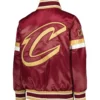 Cleveland Cavaliers Starter Youth Home Game Satin Varsity Jacket