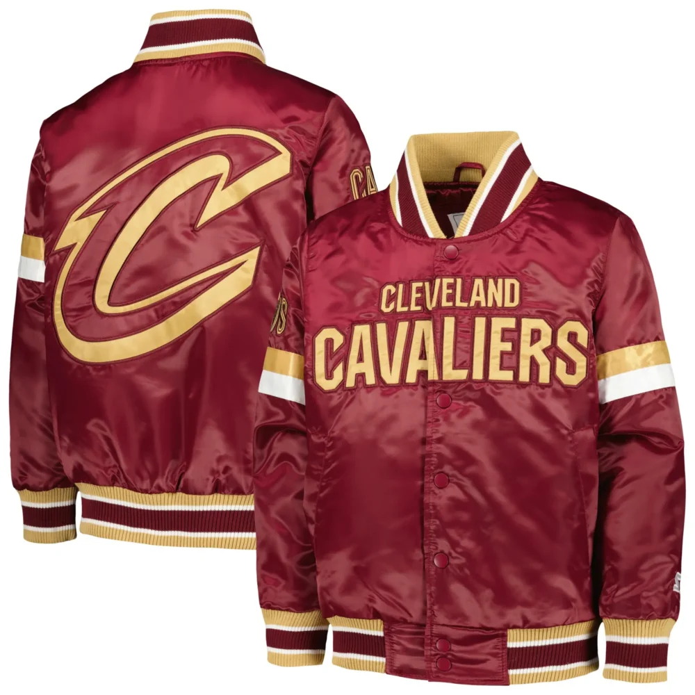 Cleveland Cavaliers Starter Youth Home Game Satin Varsity Jacket