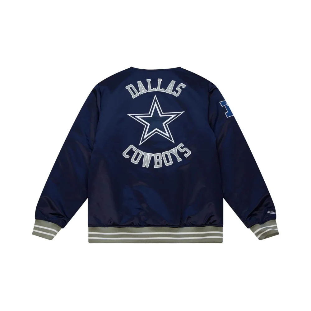 Dallas Cowboys Oversized Logo Bomber Varsity Jacket