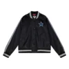 Dallas Cowboys Raglan Black Varsity Jacket