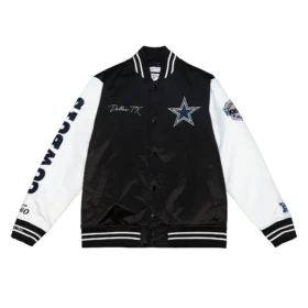 Dallas Cowboys Team Origins Blue & White Varsity Jacket