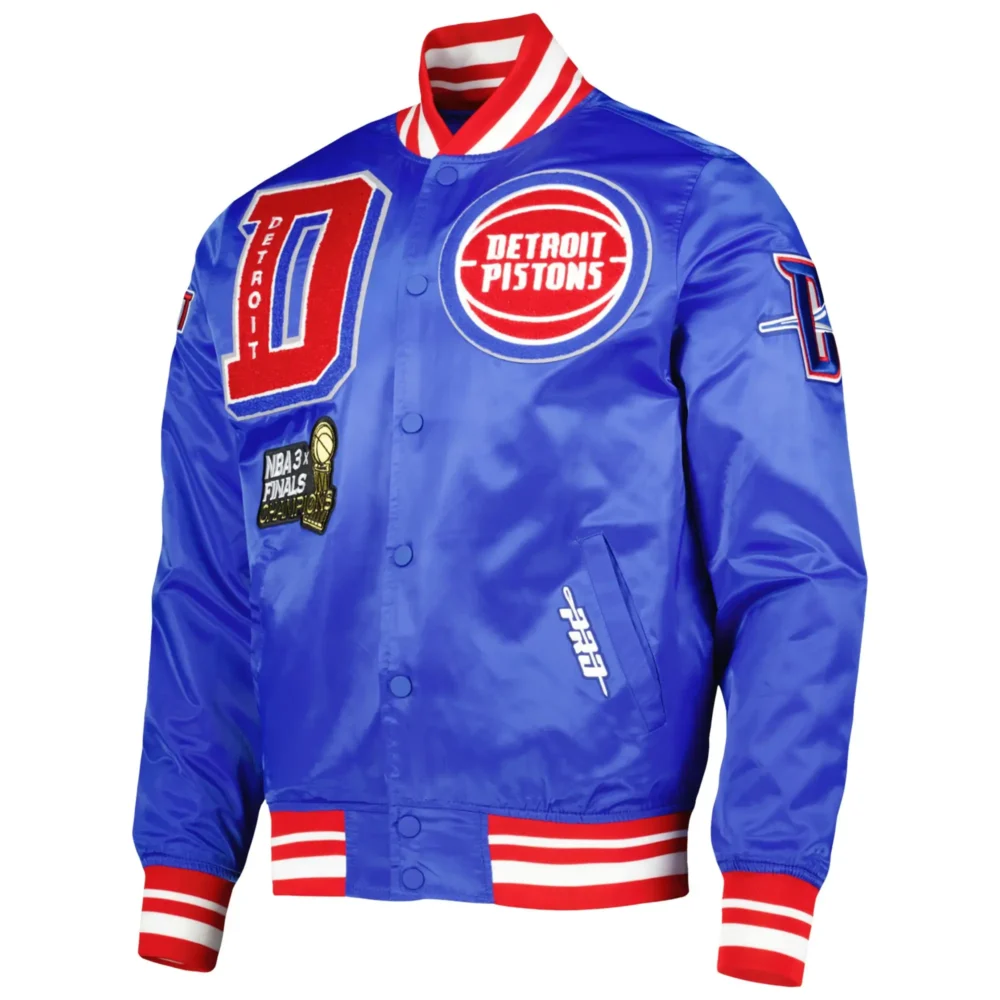 Detroit Pistons Pro Standard Satin Varsity Jacket