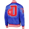 Detroit Pistons Pro Standard Satin Varsity Jacket